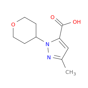 3-Methyl-1-(oxan-4-yl)-1h-pyrazole-5-carboxylic acid