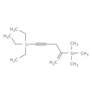 Silane, triethyl[4-(trimethylstannyl)-4-penten-1-ynyl]-