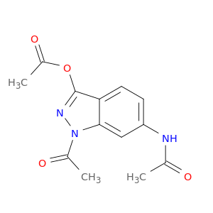Acetamide, N-[1-acetyl-3-(acetyloxy)-1H-indazol-6-yl]-