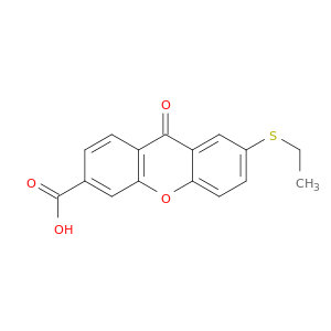 9H-Xanthene-3-carboxylic acid, 7-(ethylthio)-9-oxo-
