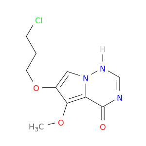 Pyrrolo[2,1-f][1,2,4]triazin-4(1H)-one, 6-(3-chloropropoxy)-5-methoxy-