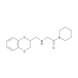 Ethanone,2-[[(2,3-dihydro-1,4-benzodioxin-2-yl)methyl]amino]-1-(1-piperidinyl)-