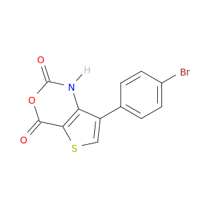 2H-Thieno[3,2-d][1,3]oxazine-2,4(1H)-dione, 7-(4-bromophenyl)-