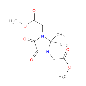 1,3-Imidazolidinediacetic acid, 2,2-dimethyl-4,5-dioxo-, dimethyl ester