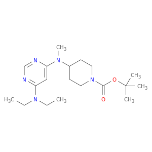 4-[(6-二乙基氨基-嘧啶-4-基)-甲基-氨基]-哌啶-1-羧酸叔丁基酯