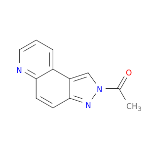 2H-Pyrazolo[4,3-f]quinoline, 2-acetyl-
