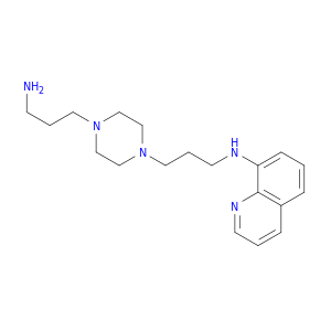 N-[3-[4-(3-AMINOPROPYL)PIPERAZIN-1-YL]PROPYL]QUINOLIN-8-AMINE