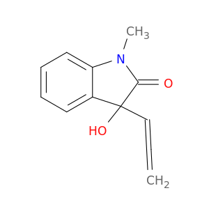 2H-Indol-2-one, 1,3-dihydro-3-hydroxy-1-methyl-3-(1,2-propadienyl)-