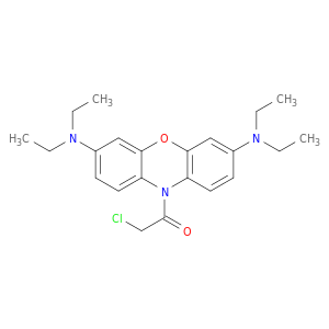 10H-Phenoxazine-3,7-diamine, 10-(chloroacetyl)-N,N,N',N'-tetraethyl-