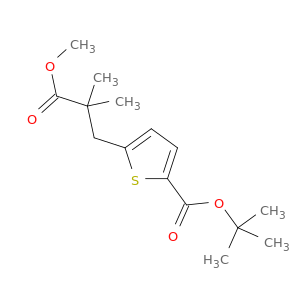 5-(3-甲氧基-2,2-二甲基-3-氧代丙基)噻吩-2-甲酸叔丁酯