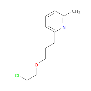 Pyridine, 2-[3-(2-chloroethoxy)propyl]-6-methyl-
