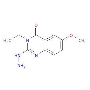 2,4(1H,3H)-Quinazolinedione, 3-ethyl-6-methoxy-, 2-hydrazone
