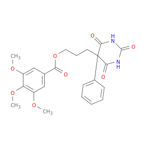 3-(2,4,6-trioxo-5-phenylhexahydropyrimidin-5-yl)propyl 3,4,5-trimethoxybenzoate
