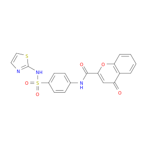 4H-1-Benzopyran-2-carboxamide,4-oxo-N-[4-[(2-thiazolylamino)sulfonyl]phenyl]-