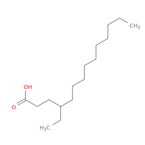 Tetradecanoic acid, 4-ethyl-