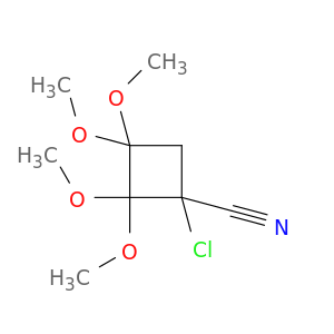 Cyclobutanecarbonitrile, 1-chloro-2,2,3,3-tetramethoxy-