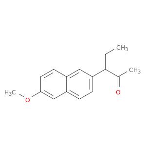 2-Pentanone, 3-(6-methoxy-2-naphthalenyl)-