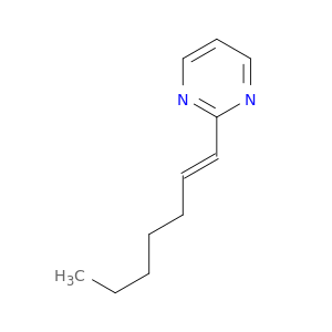 Pyrimidine, 2-(1E)-1-heptenyl-