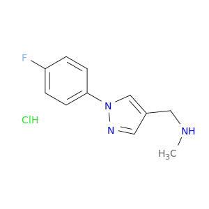1H-吡唑-4-甲烷胺,1-(4-氟苯基)-N-甲基-盐酸盐(1：1)