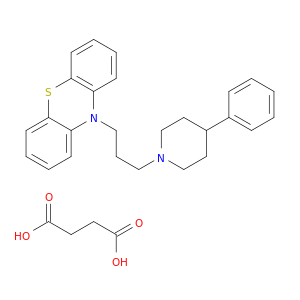 10-(3-(4-PHENYLPIPERIDINO)PROPYL)PHENOTHIAZINE, SUCCINATE, HYDRATE