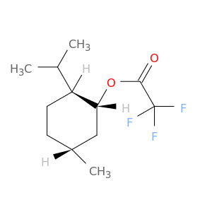 Acetic acid,trifluoro-, (1R,2S,5R)-5-methyl-2-(1-methylethyl)cyclohexyl ester, rel- (9CI)