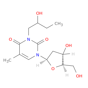 Thymidine, 3-(2-hydroxybutyl)-