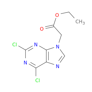 Ethyl 2-(2,6-Dichloro-9H-Purin-9-Yl)Acetate