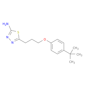 1,3,4-Thiadiazol-2-amine, 5-[3-[4-(1,1-dimethylethyl)phenoxy]propyl]-