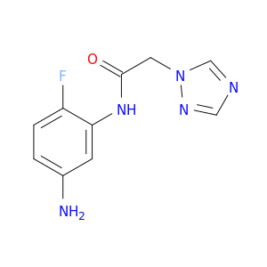 N-(5-Amino-2-fluorophenyl)-2-(1H-1,2,4-triazol-1-yl)acetamide
