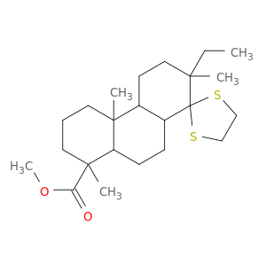 methyl 2'-ethyl-2',4b',8'-trimethyldodecahydro-2'h-spiro[1,3-dithiolane-2,1'-phenanthrene]-8'-carboxylate