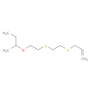 Butane, 2-[2-[[2-(2-propenylthio)ethyl]thio]ethoxy]-
