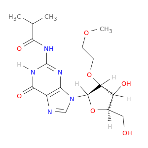 N-(9-((2R,3R,4R,5R)-4-羟基-5-(羟甲基)-3-(2-甲氧基乙氧基)四氢呋喃-2-基)-6-氧代-6,9-二氢-1H-嘌呤-2-基)异丁酰胺