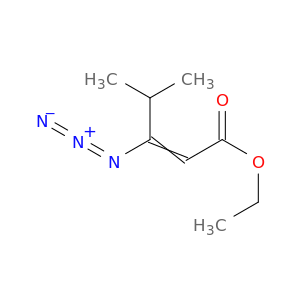 2-Pentenoic acid, 3-azido-4-methyl-, ethyl ester