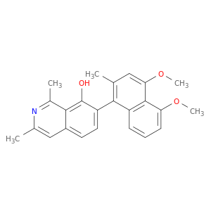 8-Isoquinolinol, 7-(4,5-dimethoxy-2-methyl-1-naphthalenyl)-1,3-dimethyl-