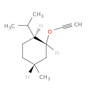 Cyclohexane, 2-(ethynyloxy)-4-methyl-1-(1-methylethyl)-, (1S,2R,4R)-