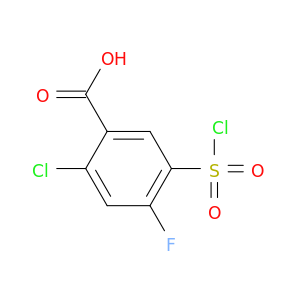 2-氯-5-氯磺酰-4-氟苯甲酸