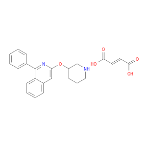 Isoquinoline, 1-phenyl-3-(3-piperidinyloxy)-, (2Z)-2-butenedioate
