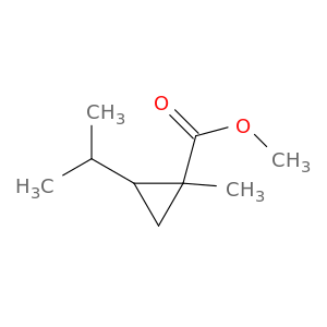 Cyclopropanecarboxylic acid, 1-methyl-2-(1-methylethyl)-, methyl ester