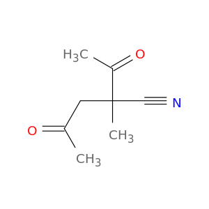 Pentanenitrile, 2-acetyl-2-methyl-4-oxo-