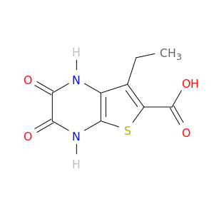 Thieno[2,3-b]pyrazine-6-carboxylicacid, 7-ethyl-1,2,3,4-tetrahydro-2,3-dioxo-