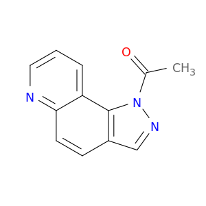 1H-Pyrazolo[3,4-f]quinoline, 1-acetyl-