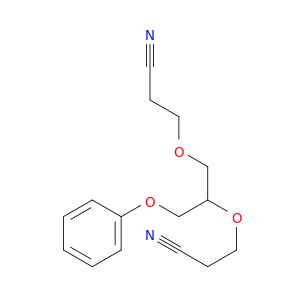 Propanenitrile,3,3'-[[1-(phenoxymethyl)-1,2-ethanediyl]bis(oxy)]bis- (9CI)