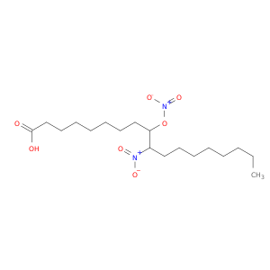 Octadecanoic acid, 10-nitro-9-(nitrooxy)-
