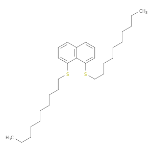 Naphthalene, 1,8-bis(decylthio)-