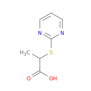 2-(pyrimidin-2-ylsulfanyl)propanoic acid