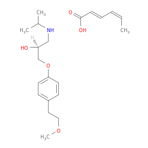 (2E,4E)-hexa-2,4-dienoic acid; (2S)-1-[4-(2-methoxyethyl)phenoxy]-3-(propan-2-ylamino)propan-2-ol