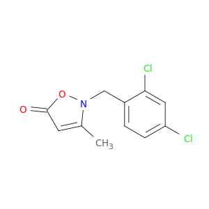 5(2H)-Isoxazolone, 2-[(2,4-dichlorophenyl)methyl]-3-methyl-