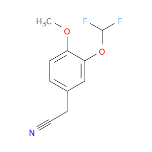 2-[3-(difluoromethoxy)-4-methoxyphenyl]acetonitrile