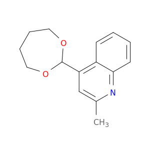 Quinoline, 4-(1,3-dioxepan-2-yl)-2-methyl-