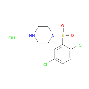 1-((2,5-Dichlorophenyl)sulfonyl)piperazine hydrochloride